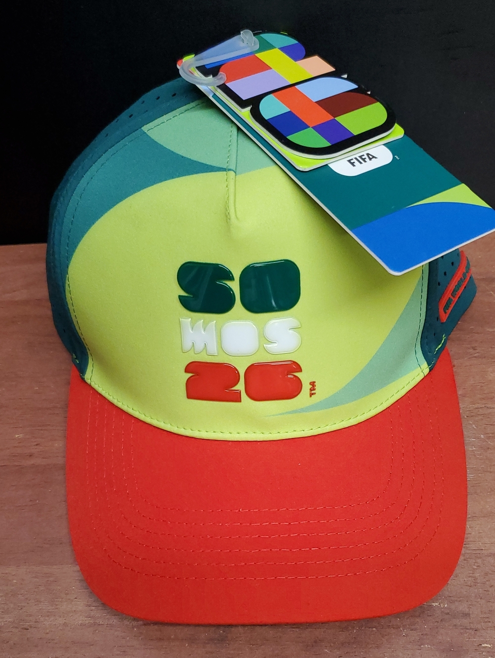 FIFA World Cup 2026 Mexico "Somos 26" Green Orange Foam Trucker Hat
